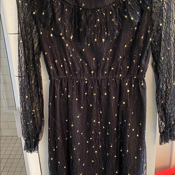 Stand out peasant dress with lace overlay maxi - Picture 8 of 9